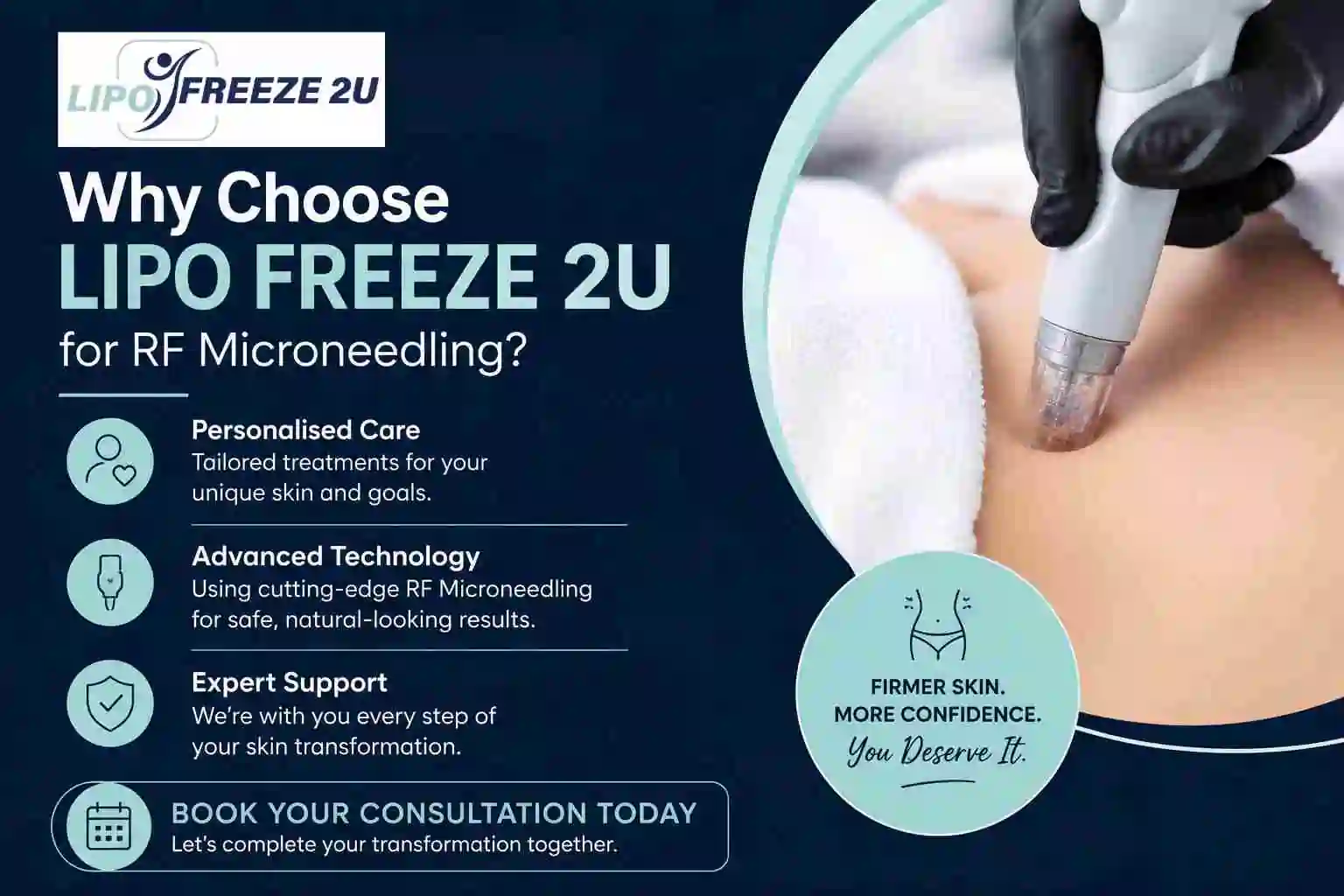 Why Choose LIPO FREEZE 2U for RF Microneedling Royal Tunbridge Wells?